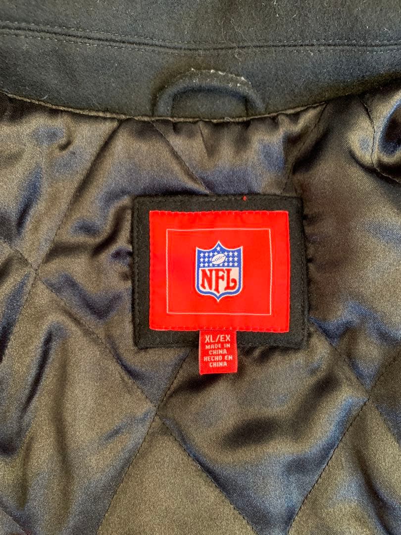 【激レア】NFL公式 Raiders スタジャン 本革×ウール XL レイダース