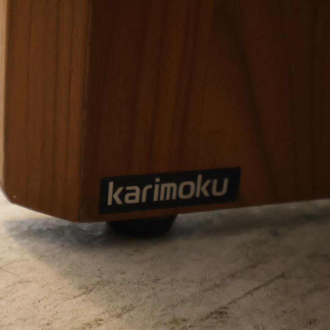 karimoku カリモク CU5899 ウォールナット材 3人掛けソファー