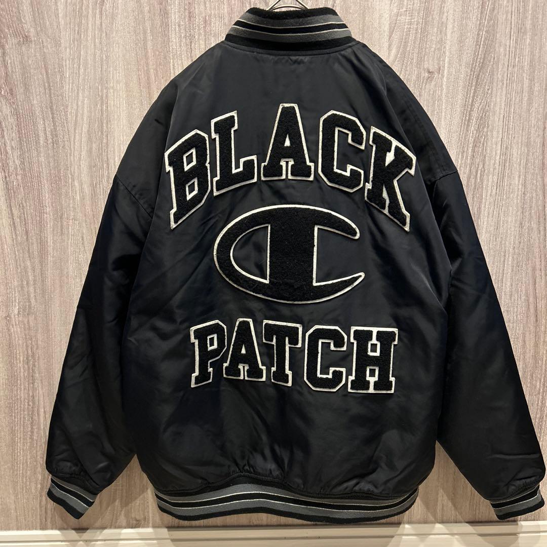 なななな！BLACK EYE PATCH×CHAMPIONコラボスタジャン
