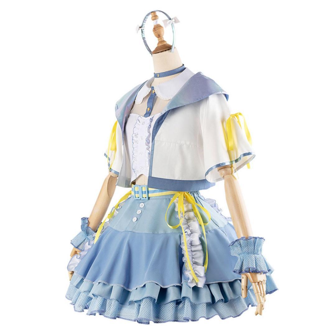 (L) 学園アイドルマスター 学マス 藤田ことね コスプレ アイドル衣装