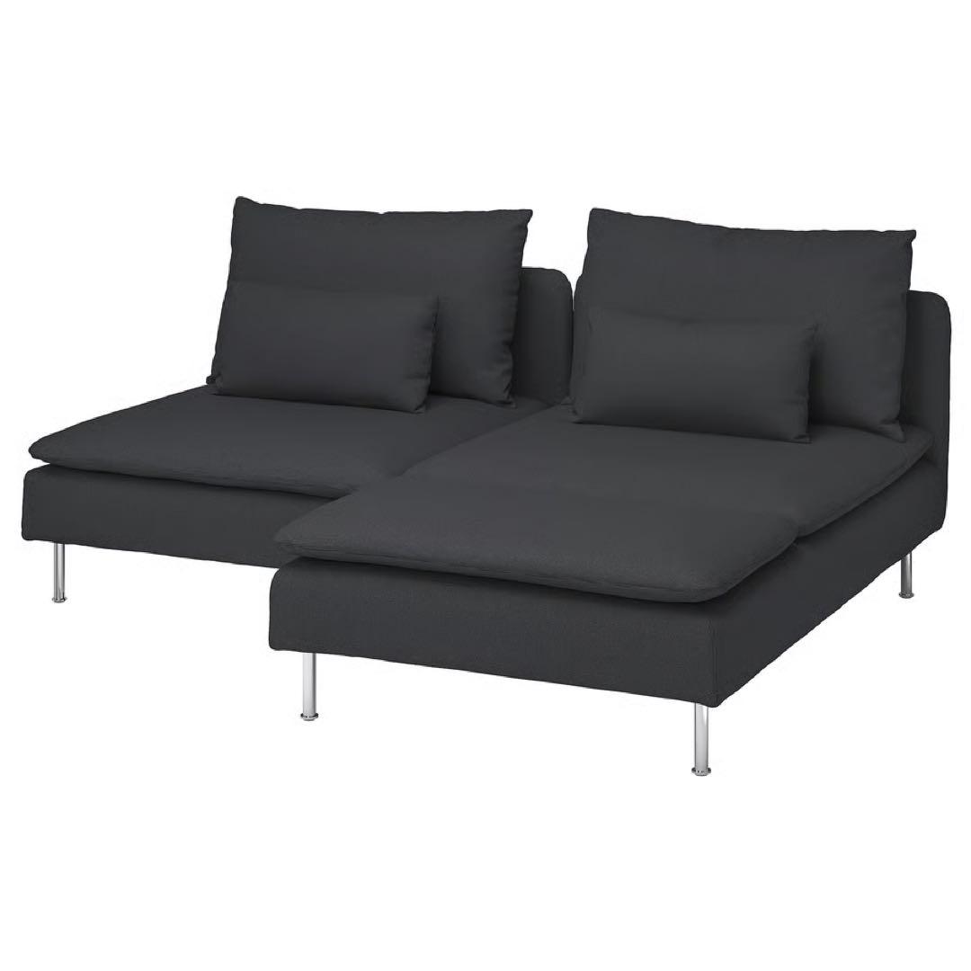 【都内無料配送】IKEA イケア ソーデルハムン 1人掛け ダークグレー