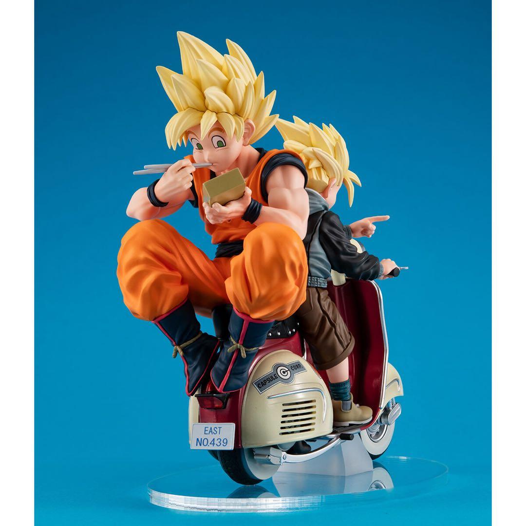 デスクトップリアルマッコイEX ドラゴンボールZ 孫悟空 孫悟飯 バイク