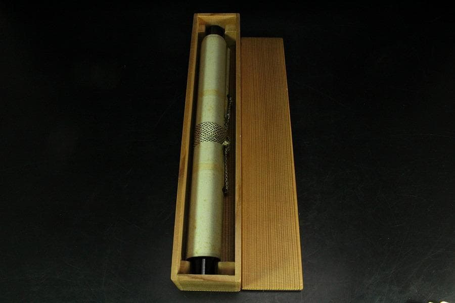 大田垣蓮月 筆 秋 和歌 色紙 軸(K-YC544)
