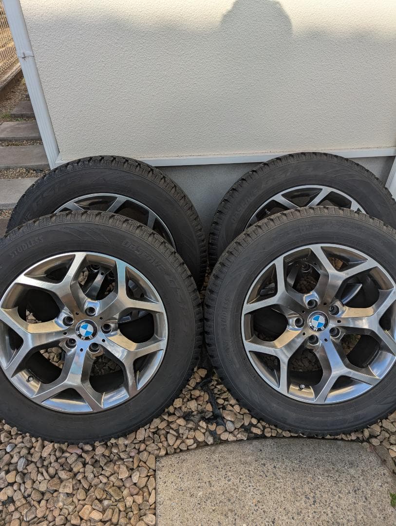 BMW X5 18インチ スタッドレスタイヤ ホイールセット 1/2まで出品
