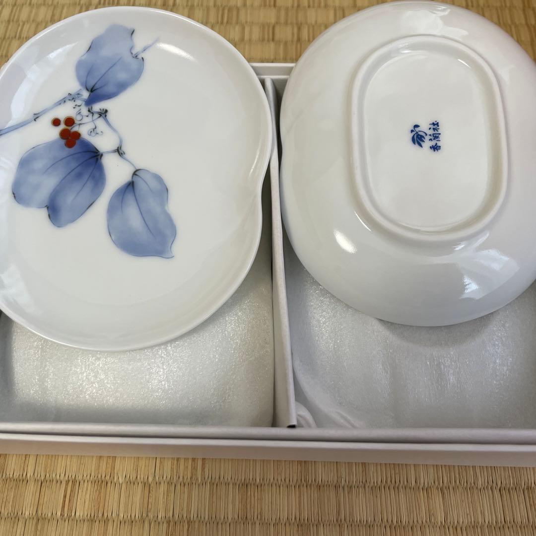 香蘭社　KORANSHA 花柄 磁器皿 6枚入り