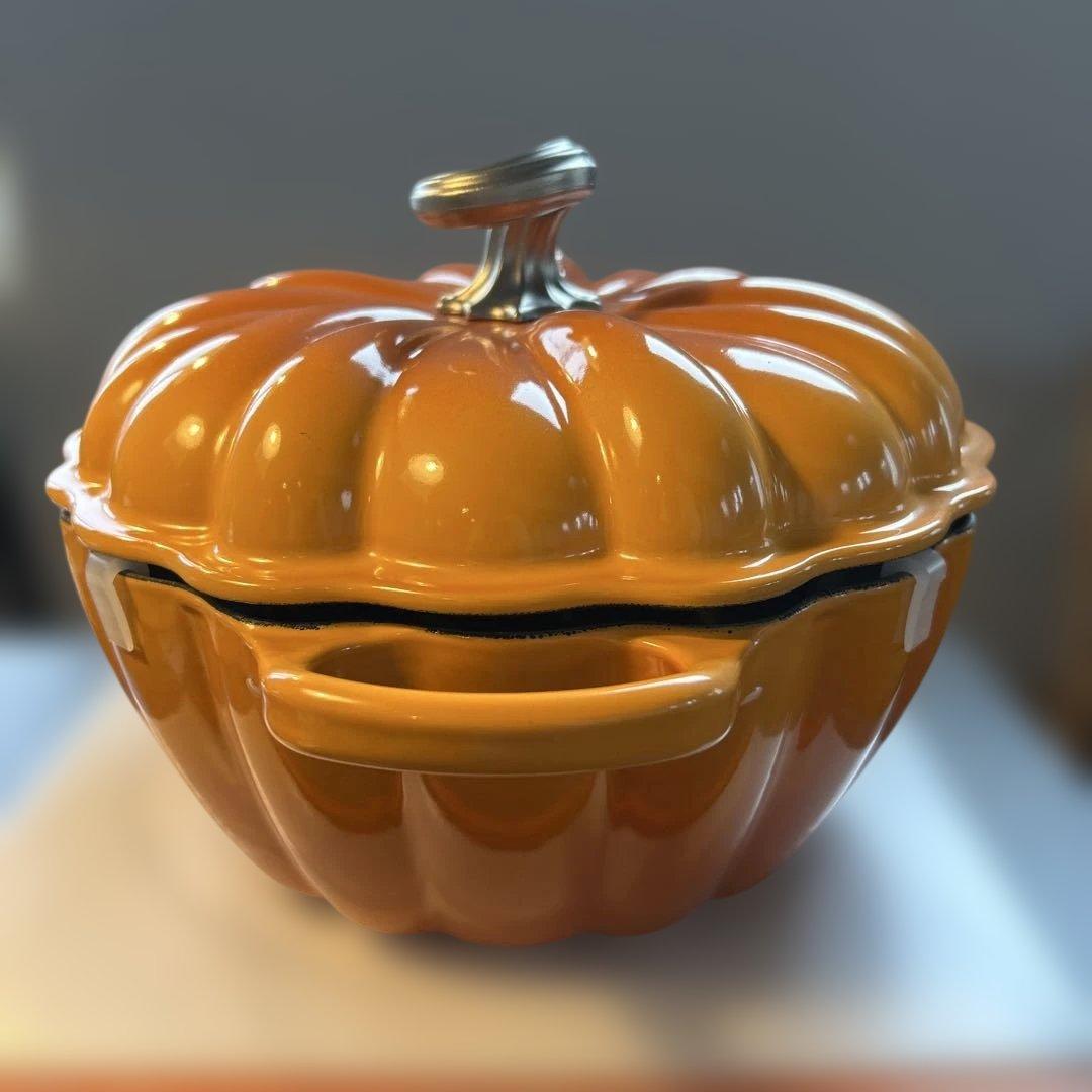 【極美品】LE CREUSET ルクルーゼ カボチャ パンプキン24cm両手鍋