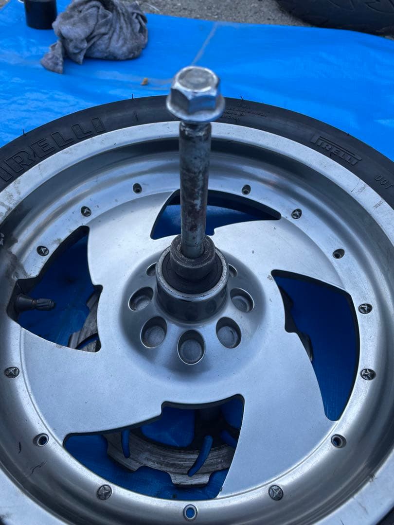 マジェスティ250(sg03j) y'sGEAR製　FRホイールセット