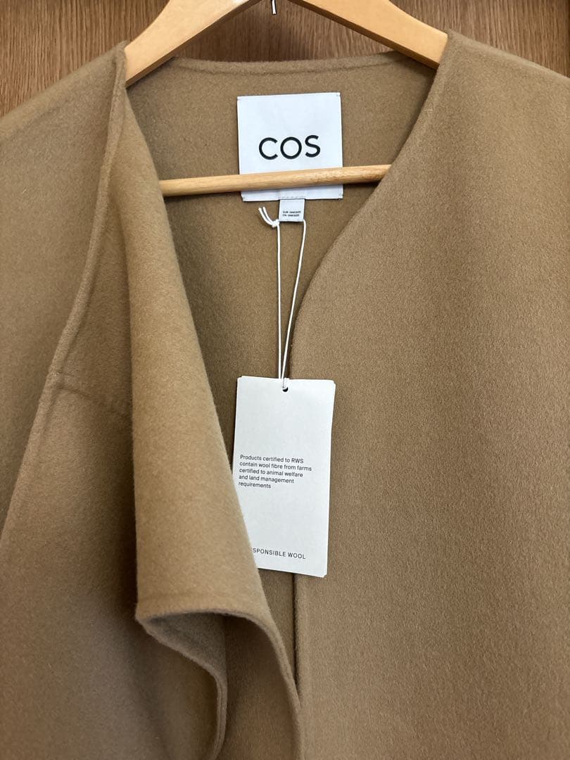 COS ウールブレンドケープ