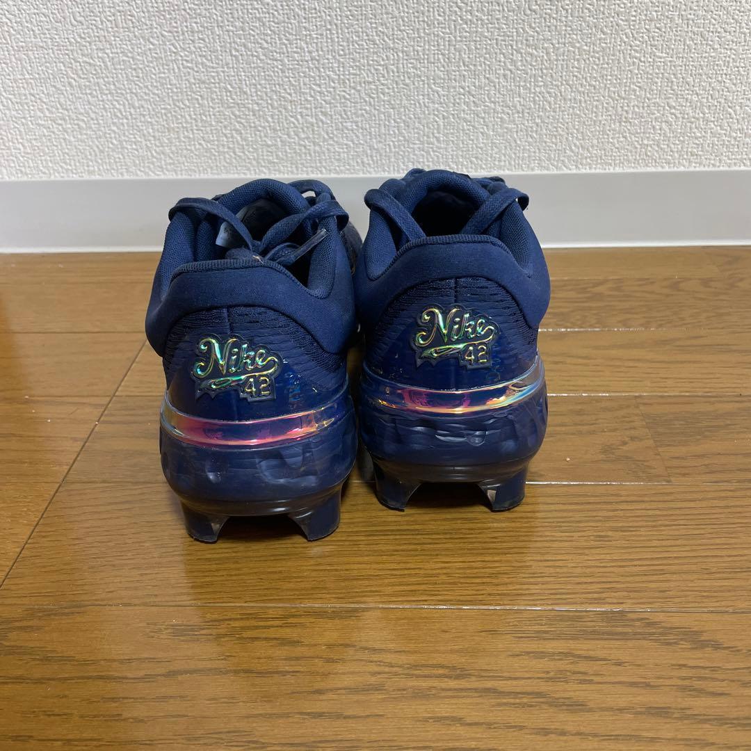 Nike スパイクシューズ 42 ネイビー/ゴールド