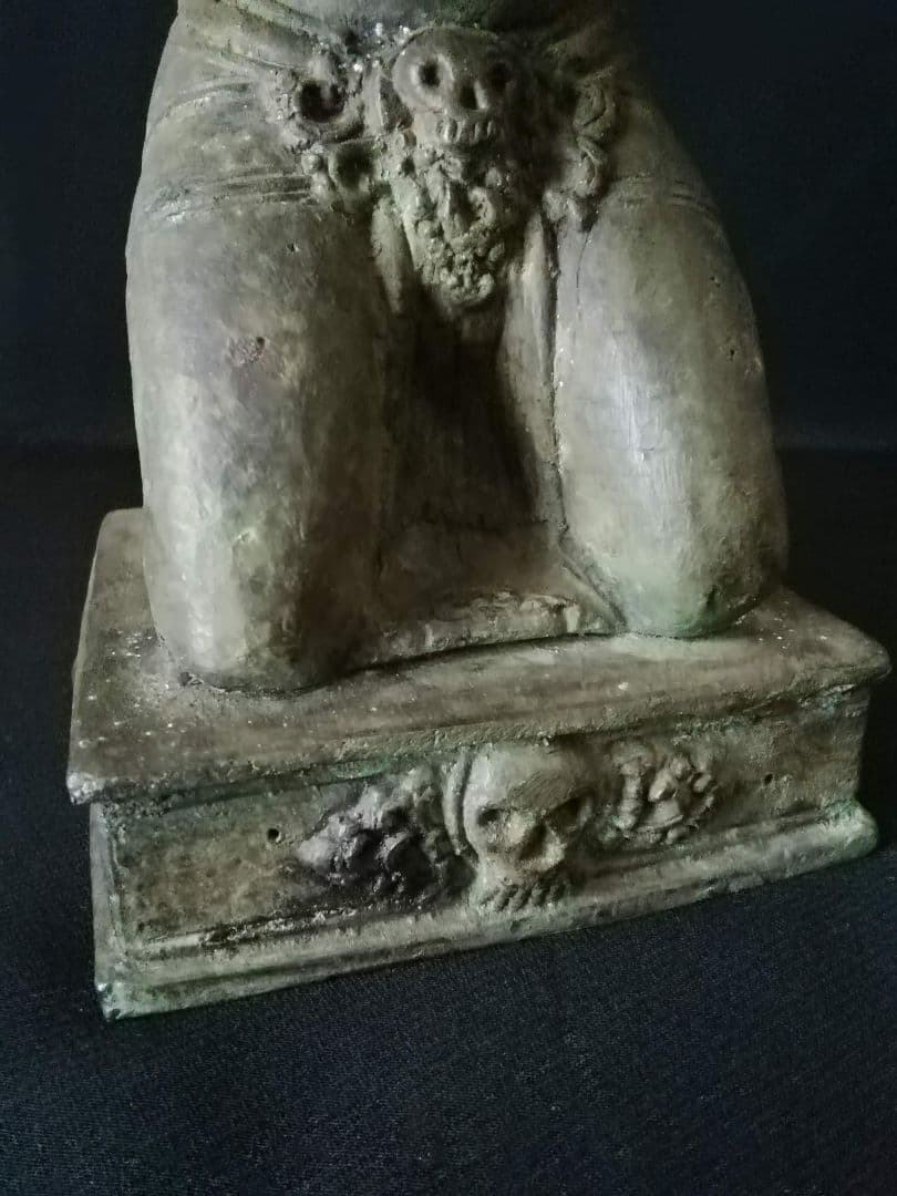 逸品　青銅牛神供犧子像　仏教　インド　中国　チベット　牛頭　 ガジュラーホ寺院群