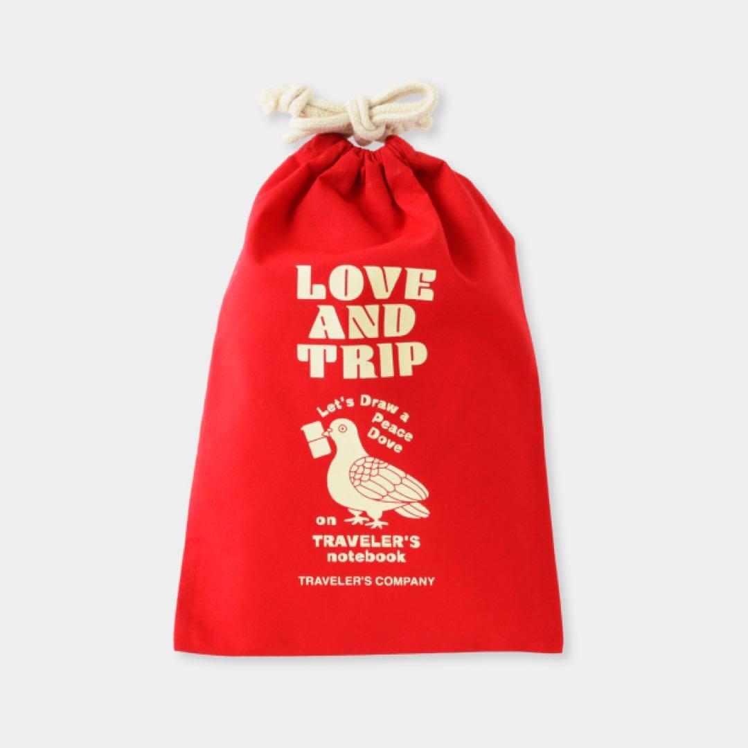TRAVELER'S notebook+バレンタイン限定コットンバック