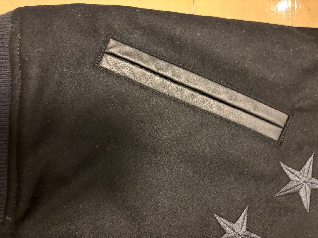 NIKEナイキ デストロイヤー レザー 切り替え スタジャン 黒 メンズ