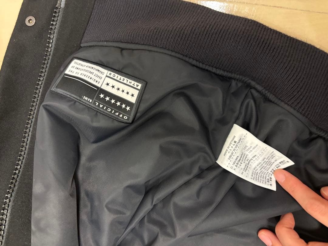 NIKEナイキ デストロイヤー レザー 切り替え スタジャン 黒 メンズ