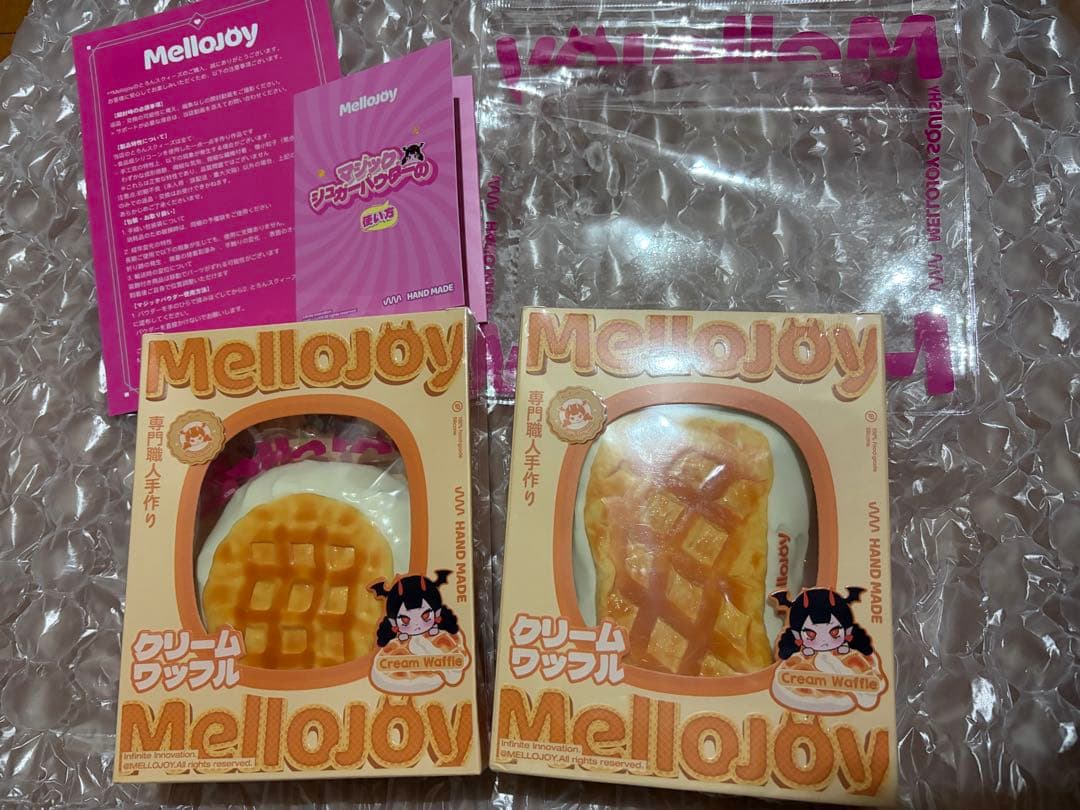 mellojoy クリームワッフル シュリンク付き　パンパンパンケーキ