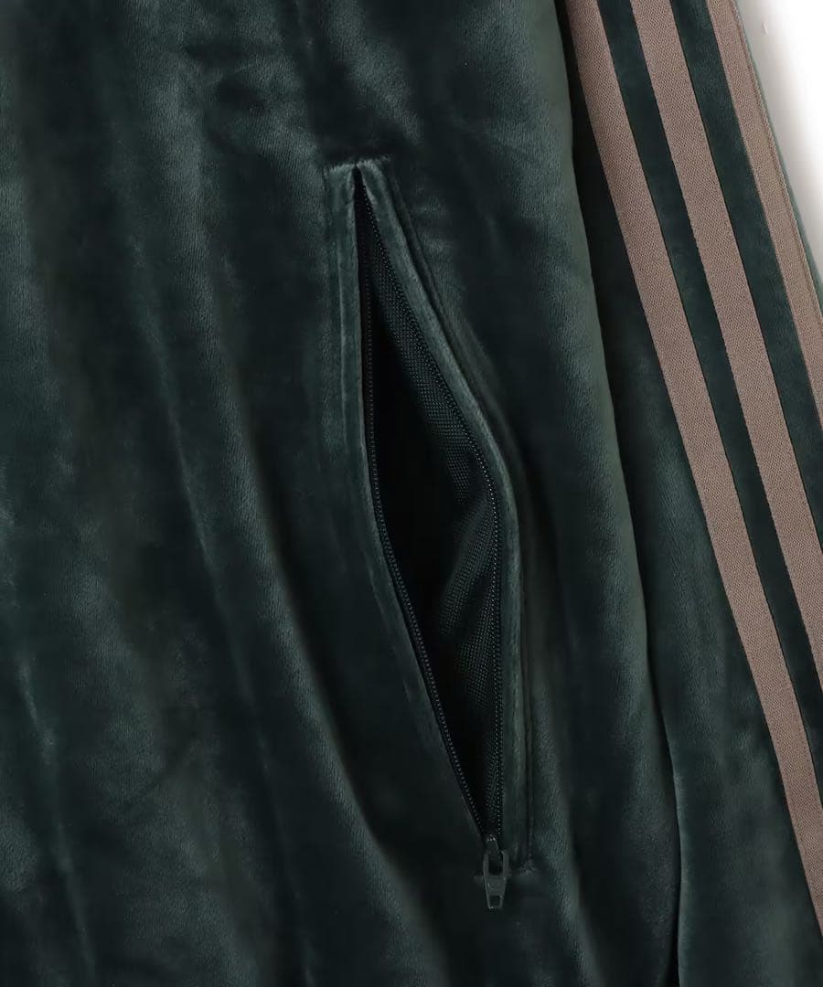 新品3XL】当日発送アディダス　ファイヤーバード ベロアトラックトップ グリーン