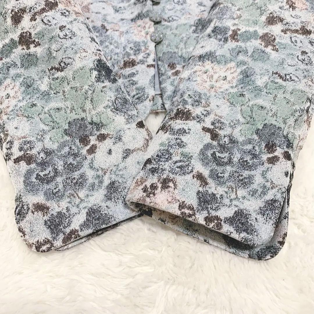 SOIR DOLCE LUXE 2way ジャガードジャケット 花柄 9号