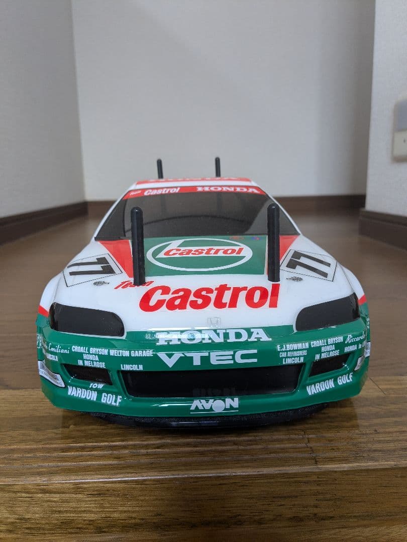タミヤ カストロール HONDA シビック VTi (FF03) サーボ付