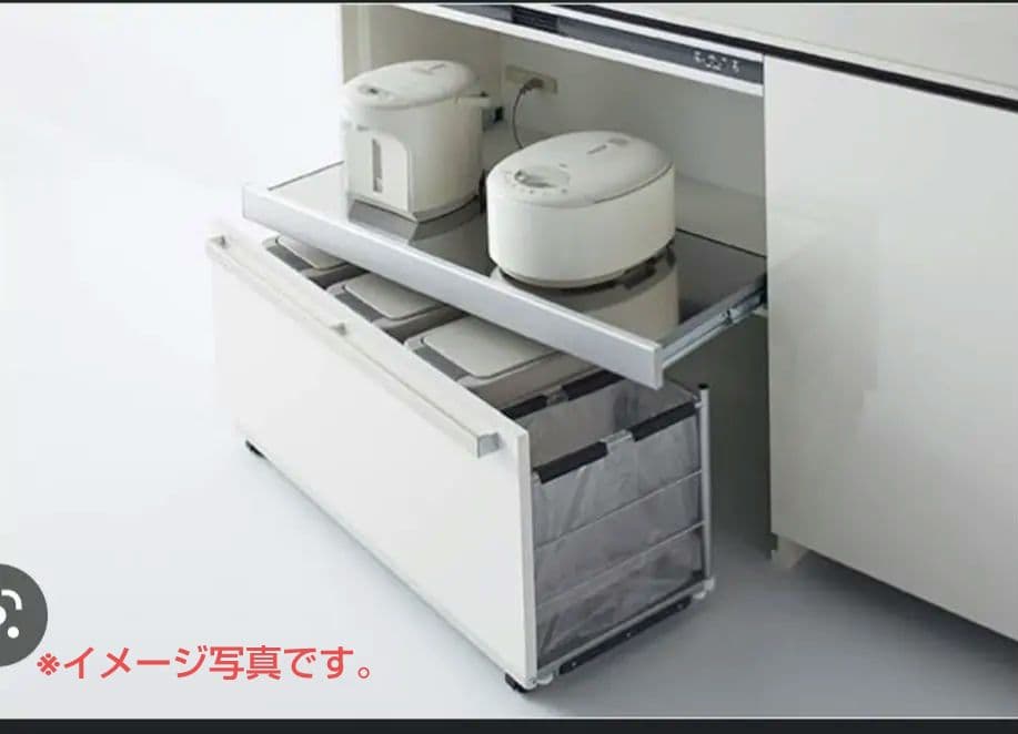 クリナップ家電収納下ワゴン