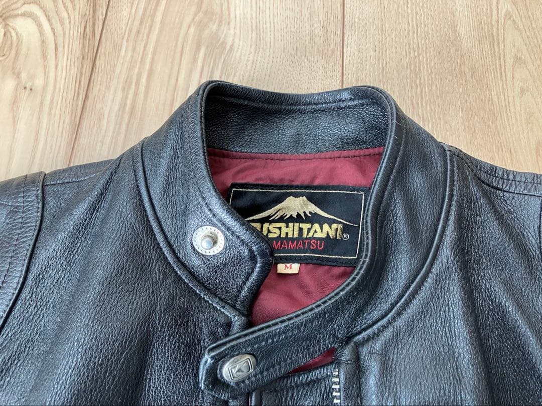 クシタニ　レザーシングルジャケット
