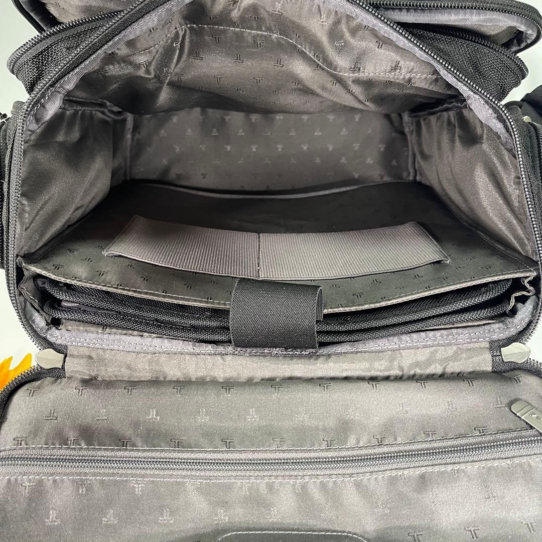 【美品✨】TUMI トゥミリュック・バックパック黒多機能26186D4 レア型