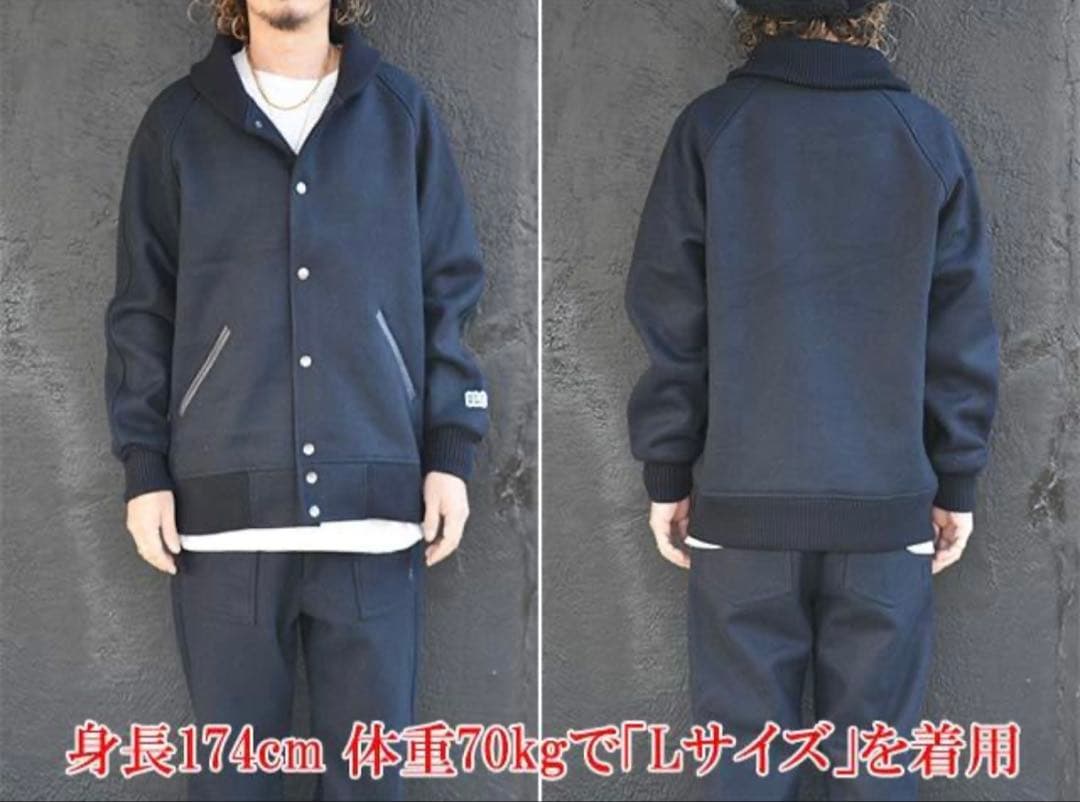 BLUCO HEAVYMELTONPHARAOH COATブラックLサイズ