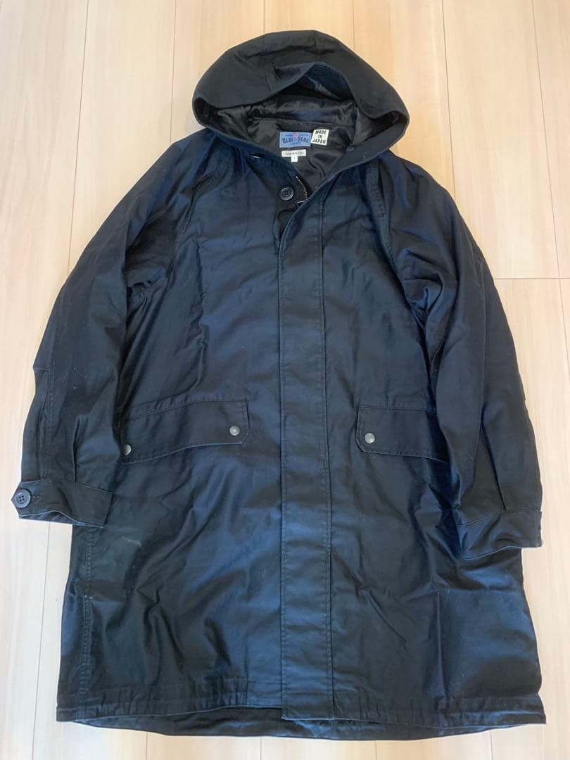 【BLUE BLUE JAPAN】モッズコート BLACK Size:１（S）