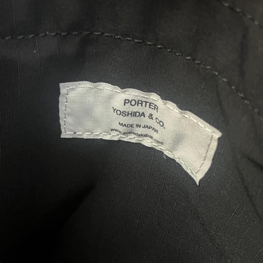【美品】PORTER ポーターフレーム ショルダーバッグ　ブラック