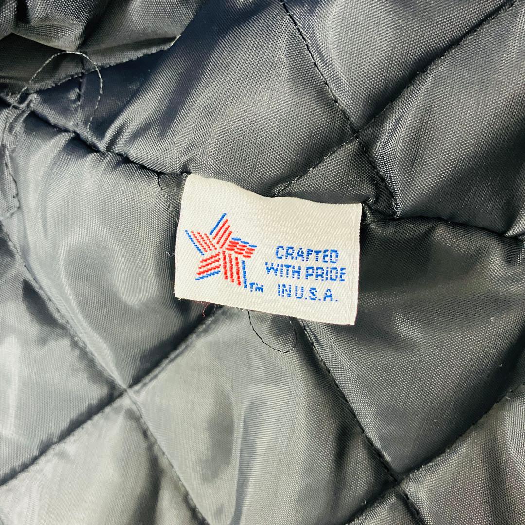 【希少サイズ】　Schott ピーコート　裏地キルティング　USA製 グレー　L