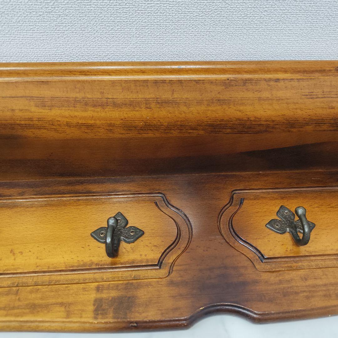 家具 カリモク 壁掛け ウォールフック ハンガー アンティーク