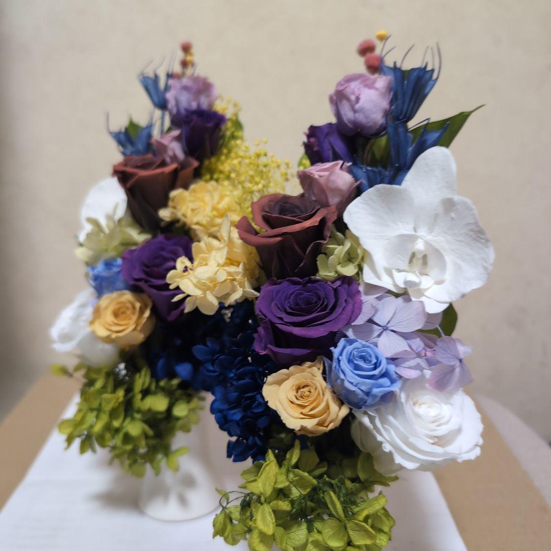 特選仏花 胡蝶蘭　 　大　　一対 造花無し　　 プリザーブドフラワー