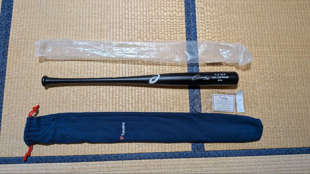 大谷翔平 バット 本人直筆サイン WBC 証明書付き 本人支給品 アシックス