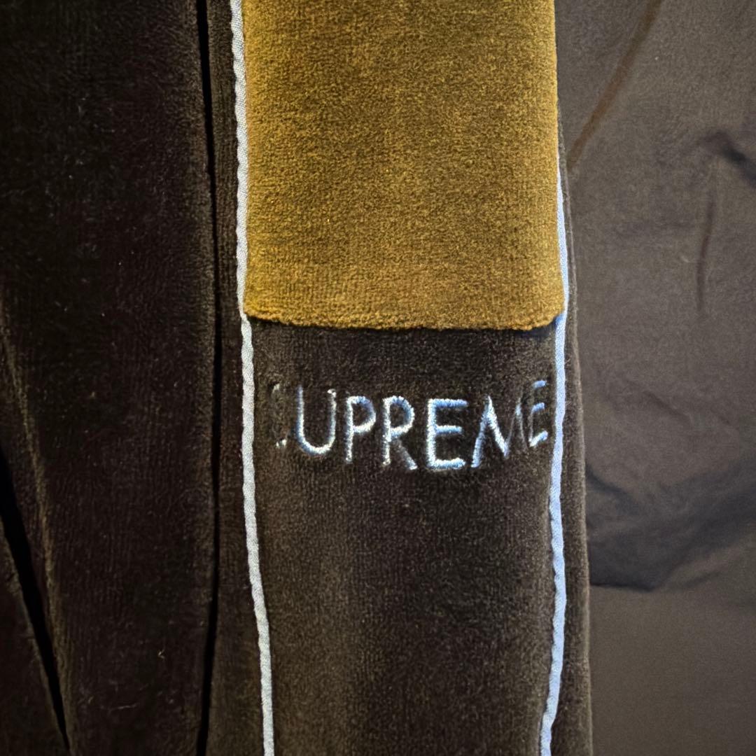 ZORN着用 supreme velour track jacket
