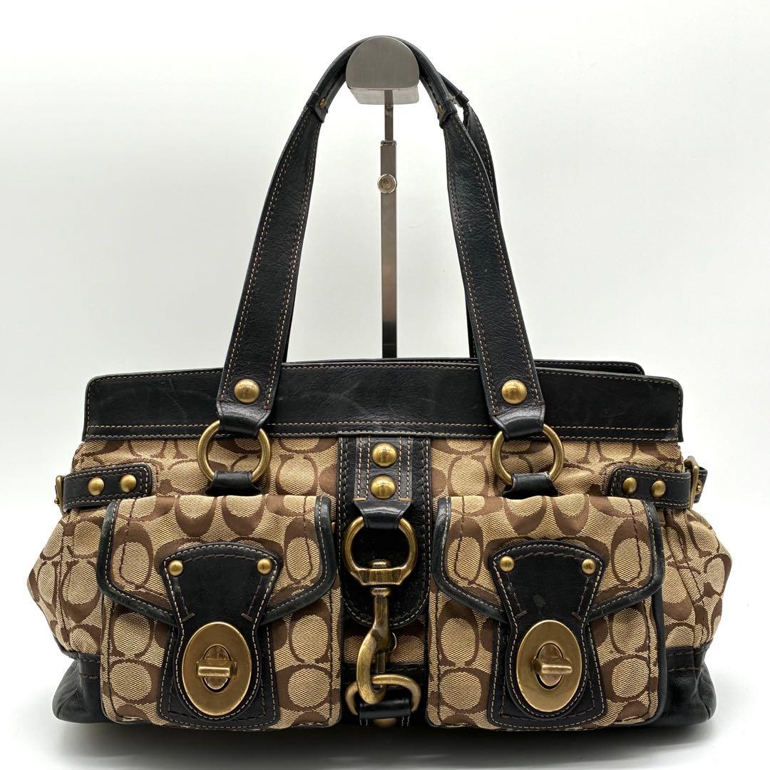 レア✨ COACH コーチ レガシー シグネチャー サッチェル 11143