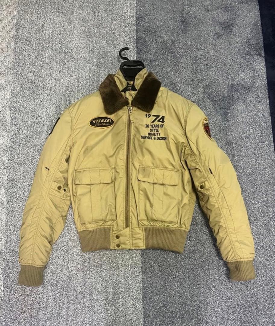 Vanson バイクジャケット　MA-1 B15-D
