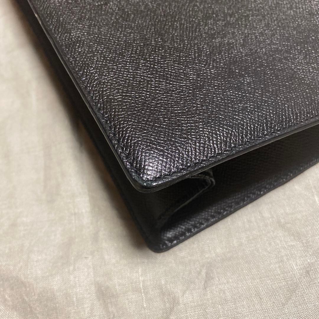 d*9様 BULGARI ブラック ショルダーバック