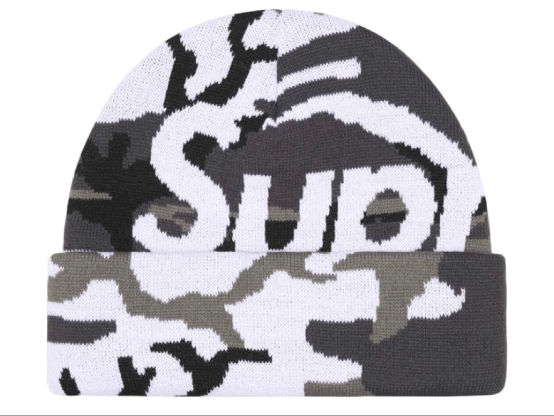 帽子 Supreme Camo Big Logo Beanie \" Camo\"