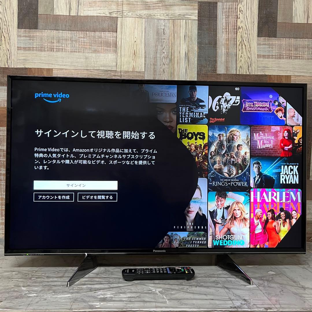 あぱっちさんパナソニック 43V型4K液晶テレビ スマートビエラ アプリ多数◎