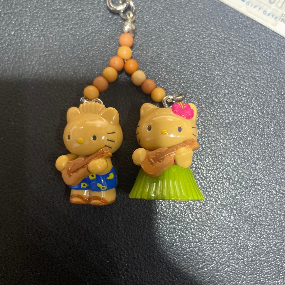 ☆レア☆2002☆ハワイバージョン　ハローキティ＆ダニエル　キーホルダー☆根付け