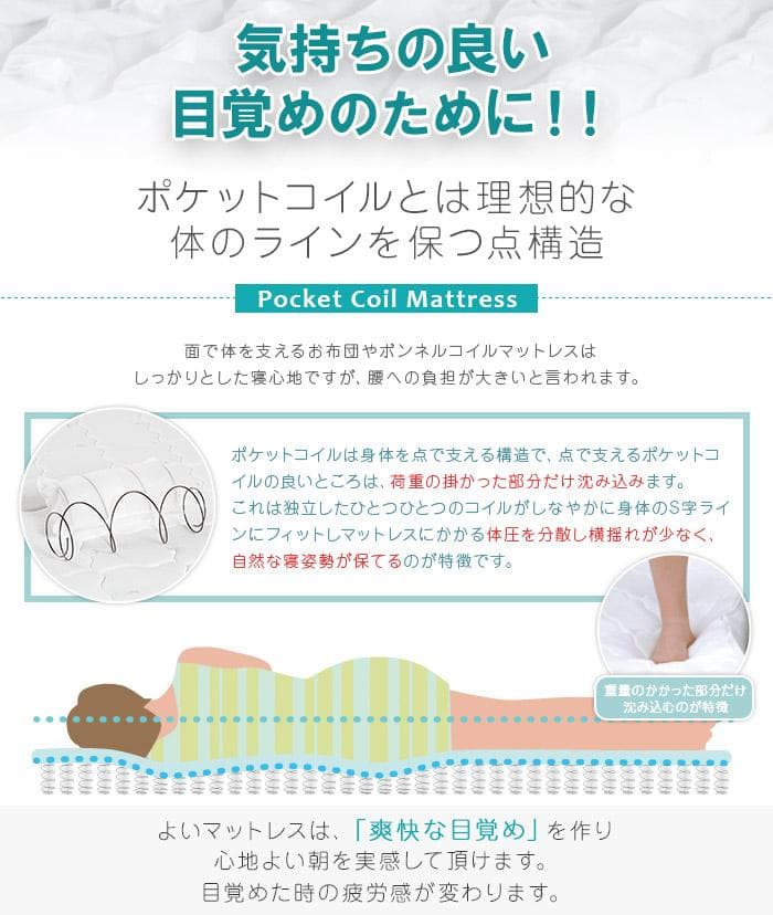 【ナチュラル　ブラックマットレス付】コンパクトなベッド　ヘッドレス　ローベッド