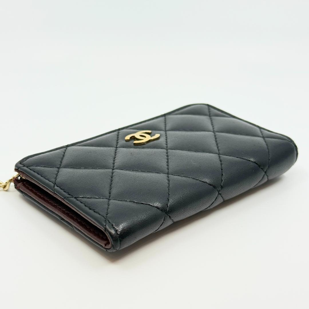 CHANEL シャネル　マトラッセ　チェーン付きカードケース　ケース