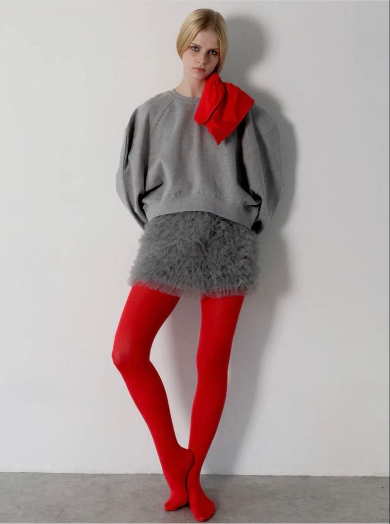 AMOMMA PUFF SLEEVE SWEAT パワーショルダー スウェット