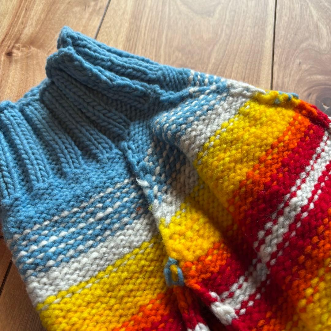 Chilly Dog ハンドメイド　ウール100%ニット　M