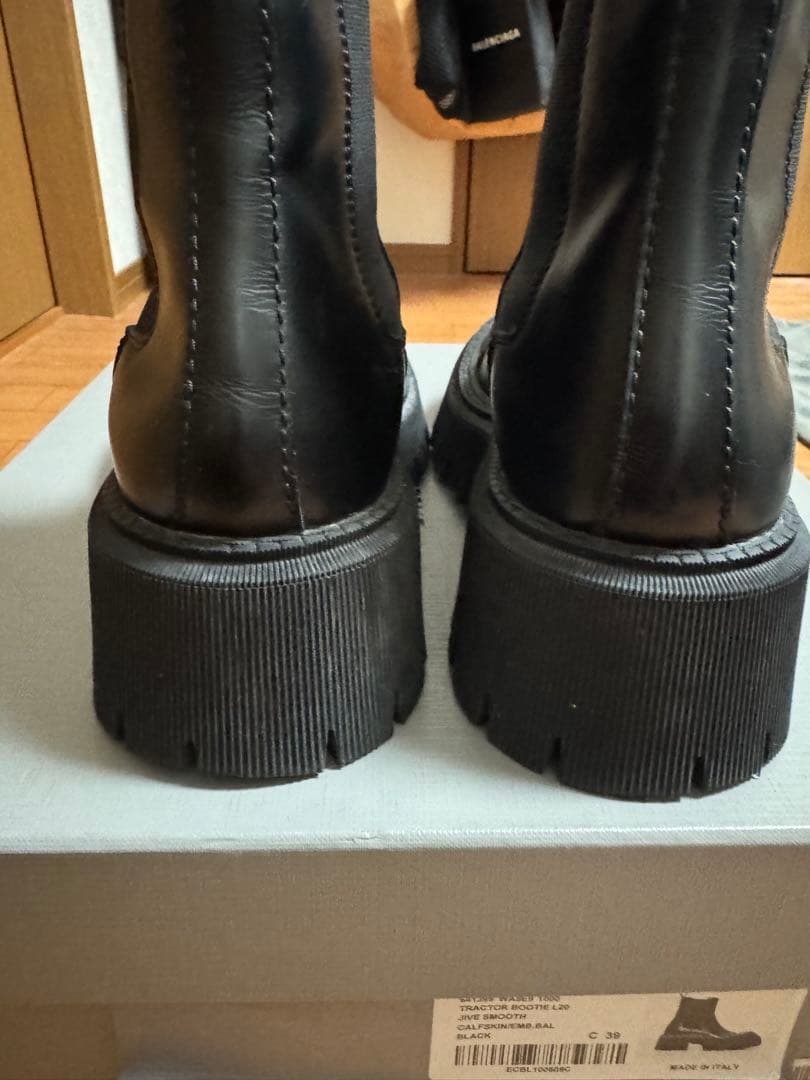 balenciaga tractor bootie ブーツ 39