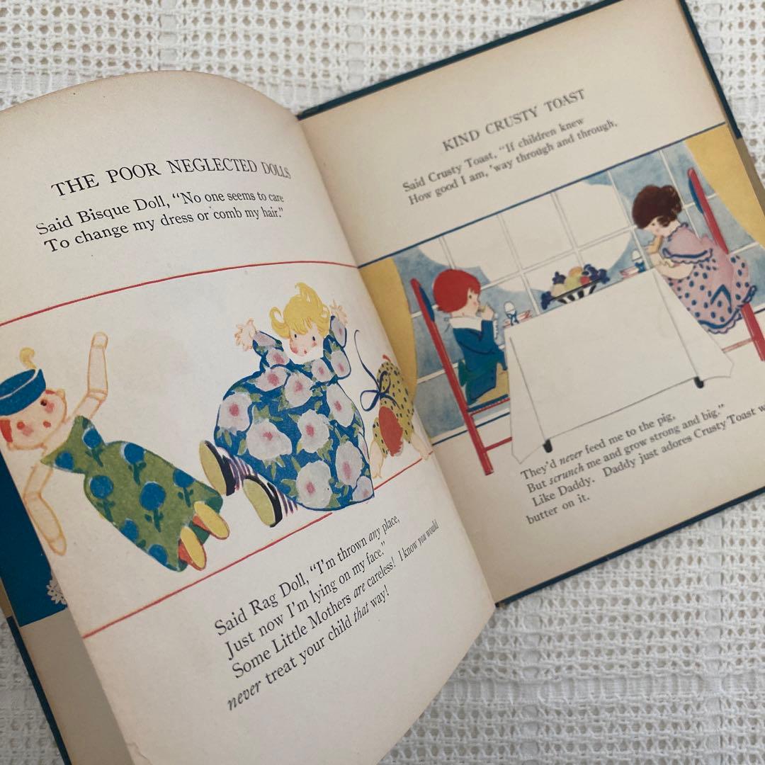 【希少】1924年 アメリカの可愛い絵本 エリザベスゴードン ビスクドール