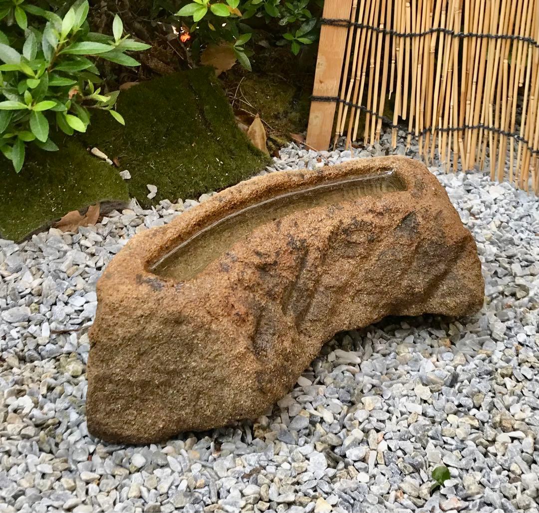 【天然自然石・石鉢・多肉植物鉢・コケ鉢・小品盆栽鉢・寄せ植え鉢・山野草鉢】庭石