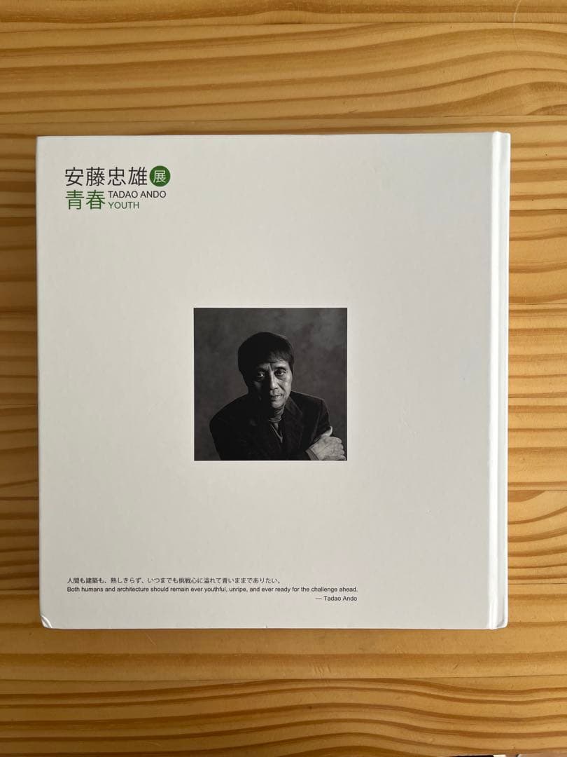 安藤忠雄 表紙サイン入りアートブック TADAO ANDO YOUTH 青春