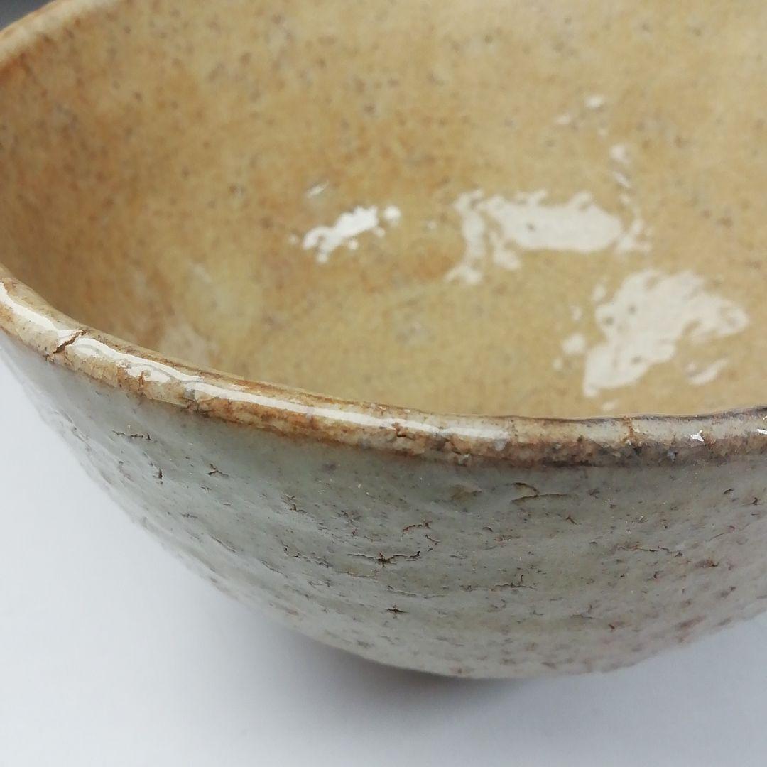 Ｔ６３０　茶碗　『萩茶碗』『天寵窯　七代　兼田三左衛門 造』共箱　抹茶碗　茶道具