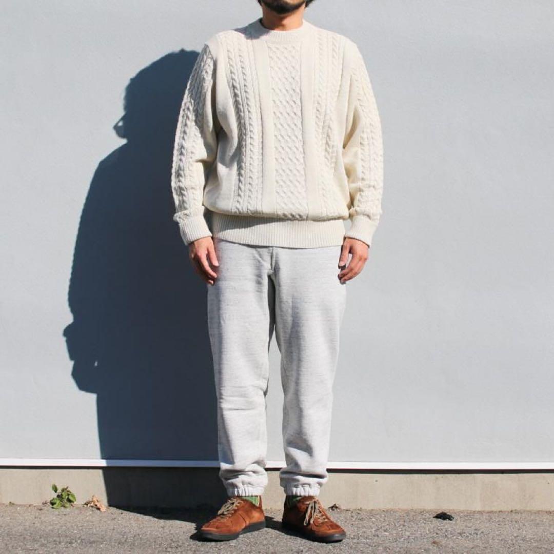THE ART OF WOOLアルパカセーター ナチュラル