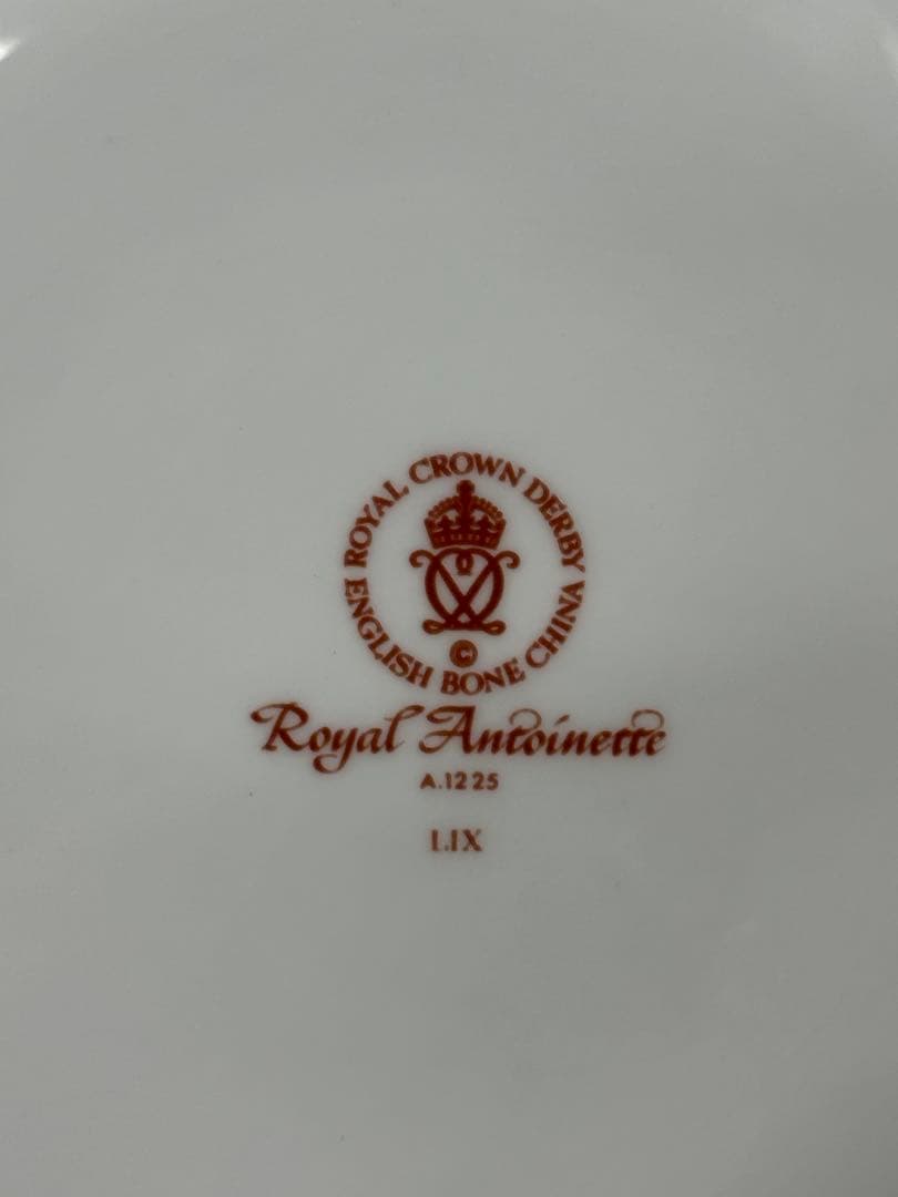 【USED美品】 CROWN DERBY アントワネット　プレート