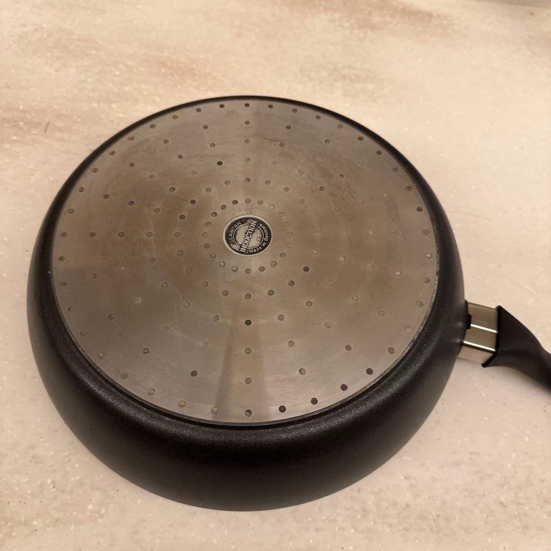 スキャンSCANPAN IQ ソテーパン 28cm 蓋付き IH可